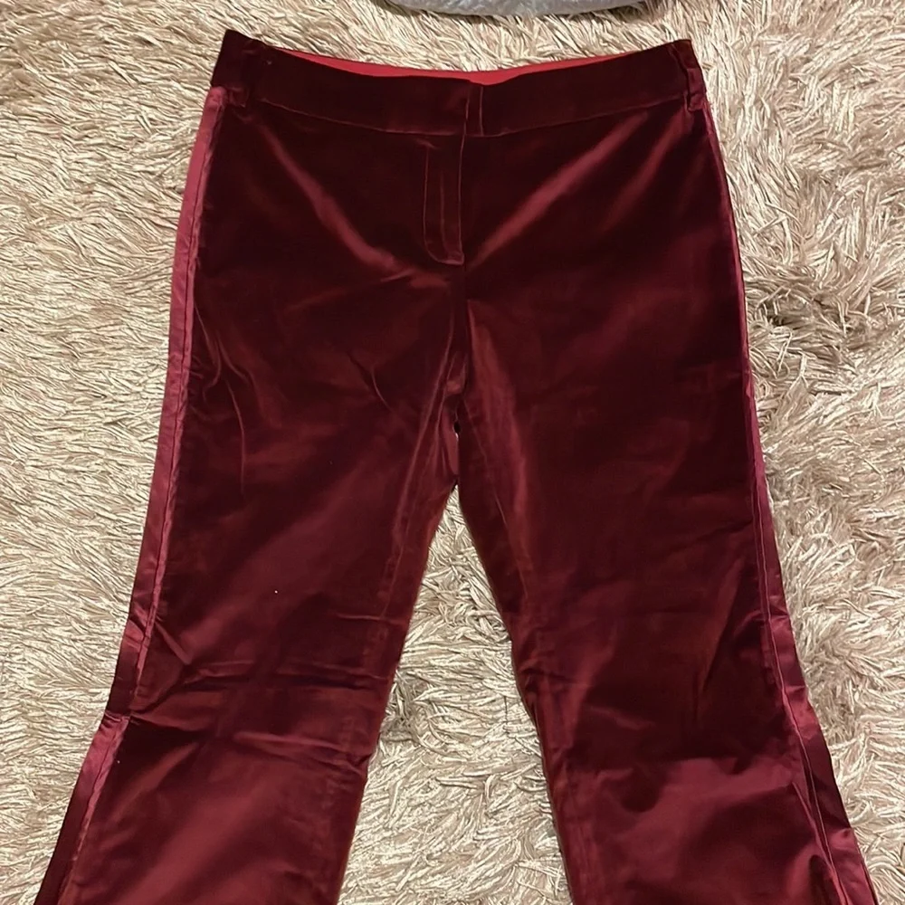 Tory Burch Velour Flare Pants - Picture 2 of 12